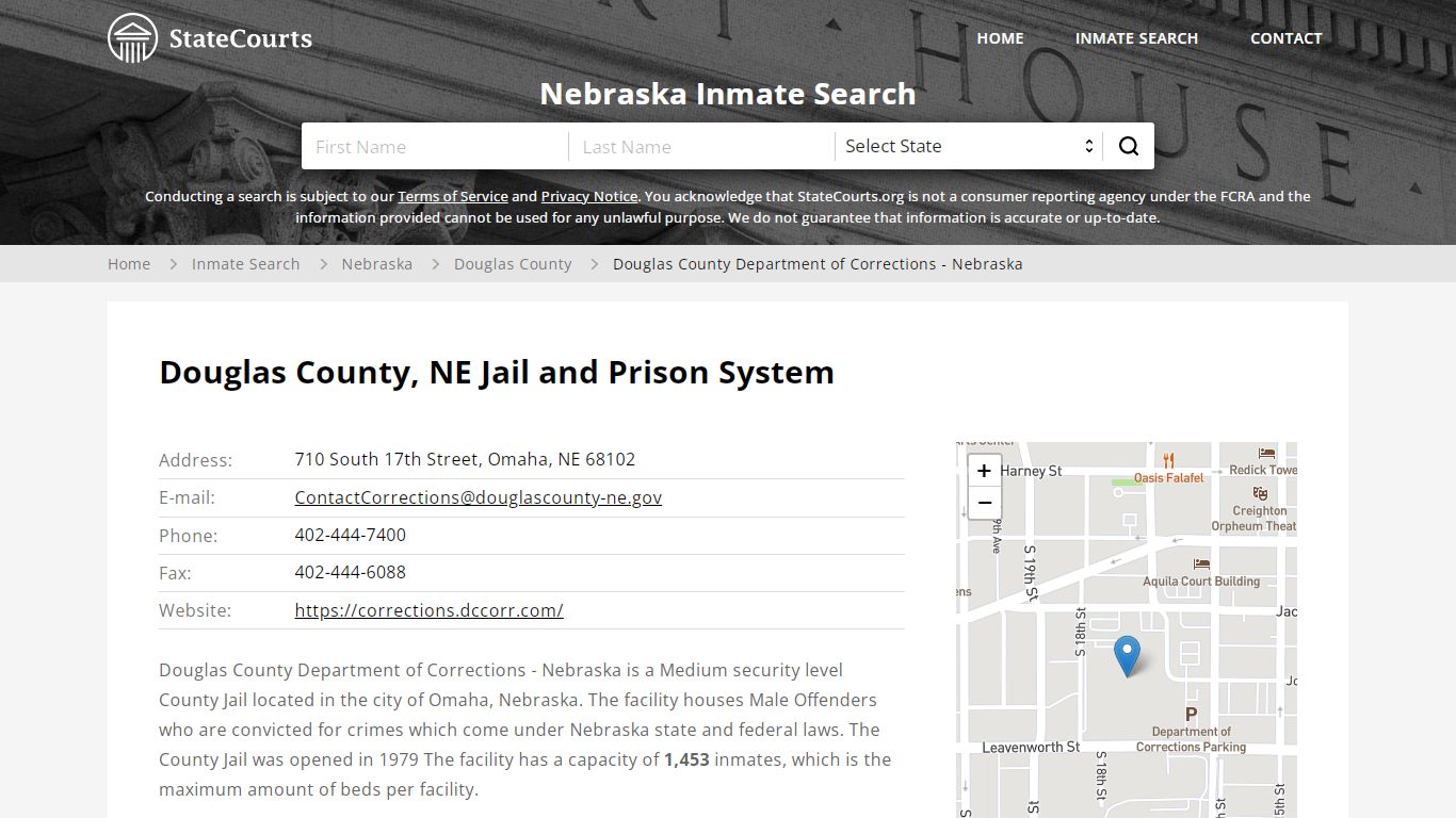 Douglas County Department of Corrections - Nebraska Inmate ...